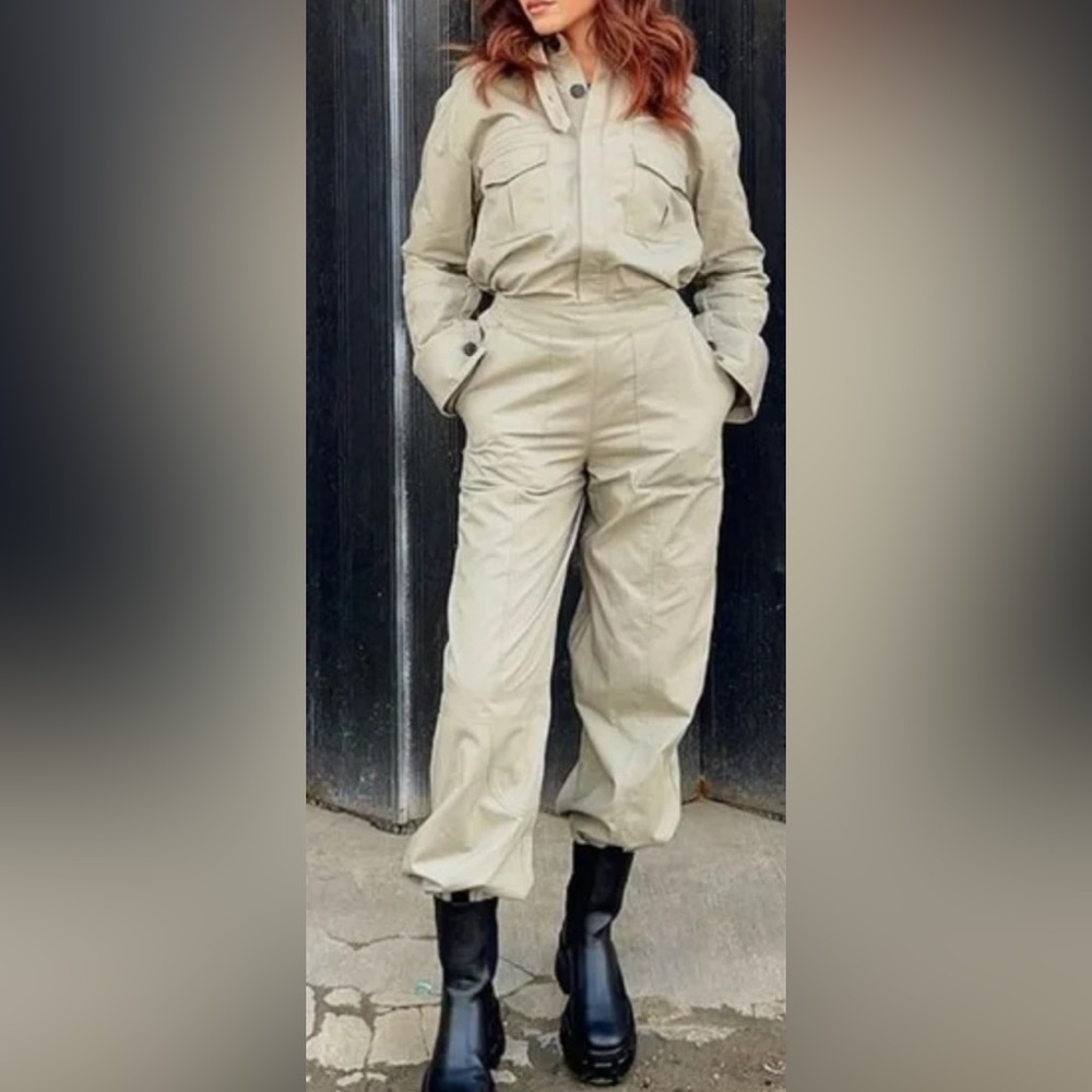 Zara Beige Jumpsuit